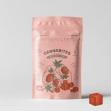 Bites of Calm - Freeze Dried Strawberry Snack with Hemp Flowers (60pc, 300mg)