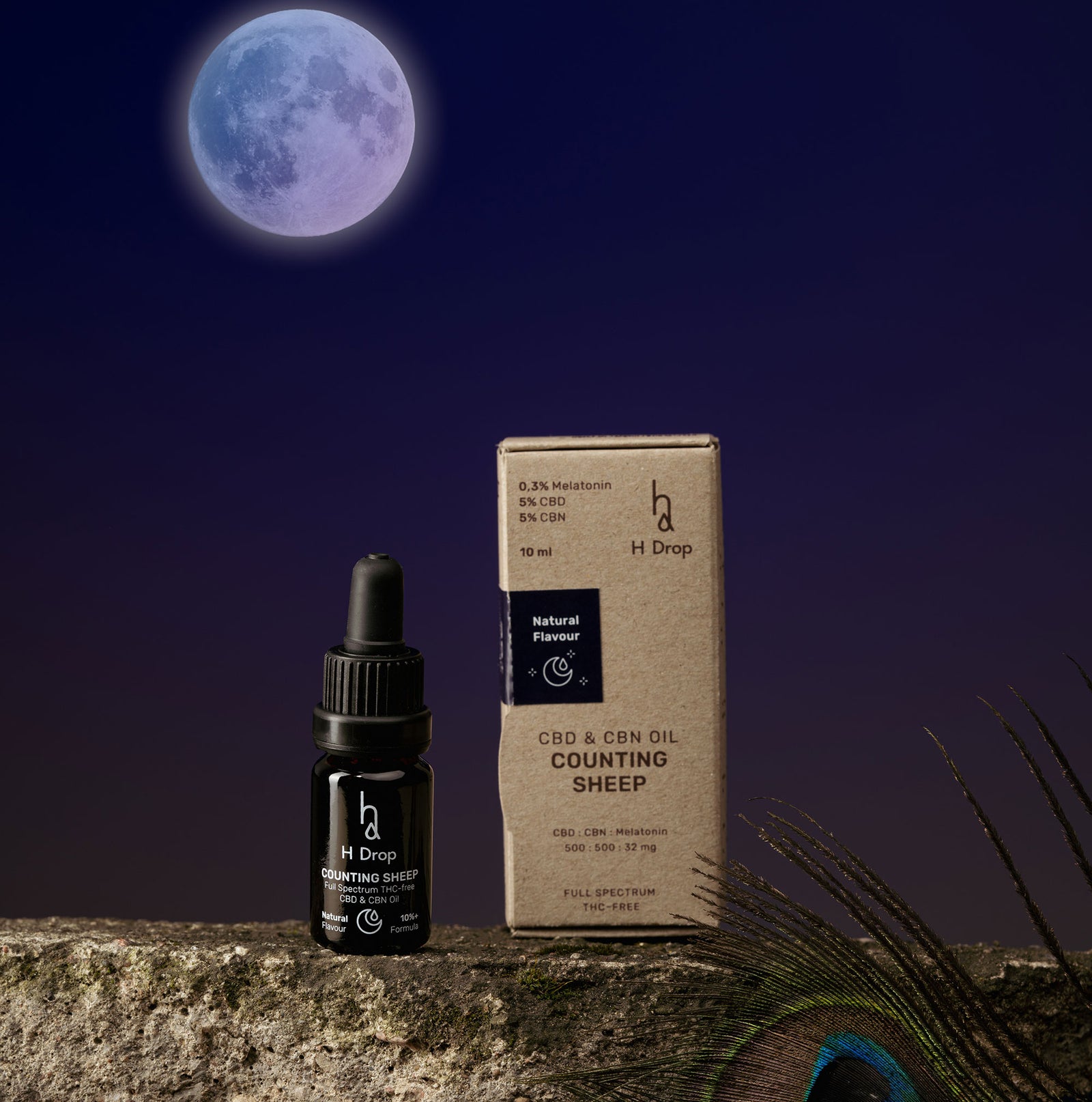 Counting Sheep - 10%+ CBD + CBN + Melatonin oil (1032mg) – H Drop UK
